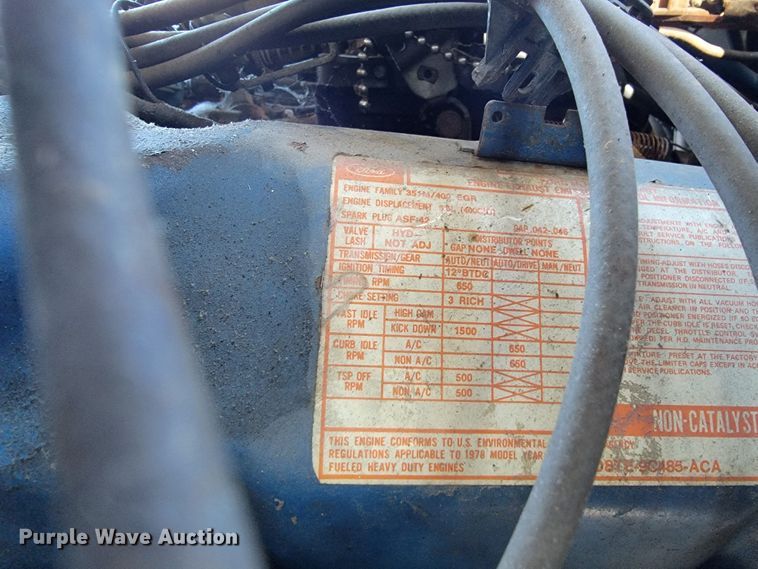 image for item KQ9129 1978 Ford Bronco Ranger XLT  SUV