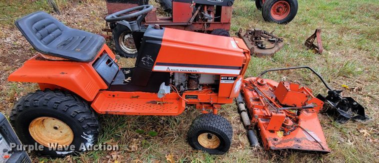image for item KQ9177 Allis Chalmers 811 GT  lawn mower