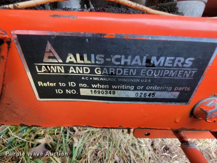 image for item KQ9177 Allis Chalmers 811 GT  lawn mower