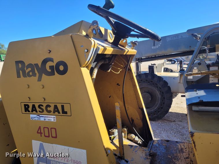 image for item BY9461 Ray Go Rascal 400  single drum vibratory roller