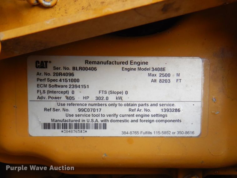 image for item DG1854 1999 Caterpillar D9R  dozer