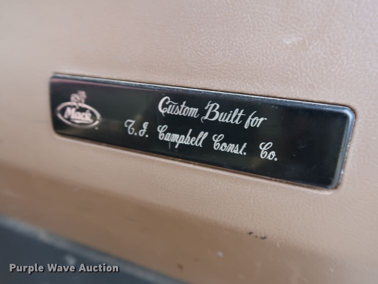 image for item DJ1976 2009 Mack GU713  dump truck