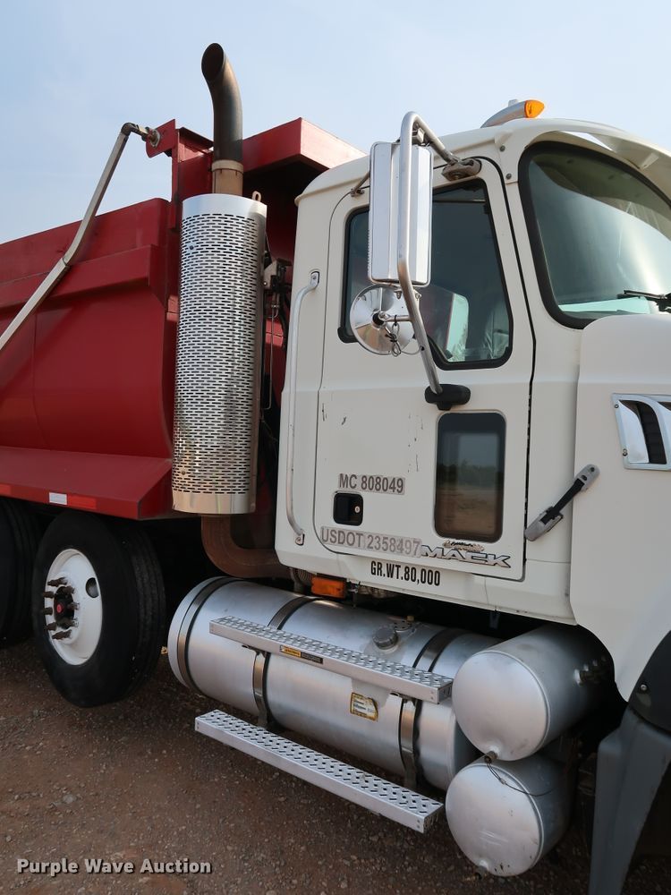 image for item DJ1976 2009 Mack GU713  dump truck