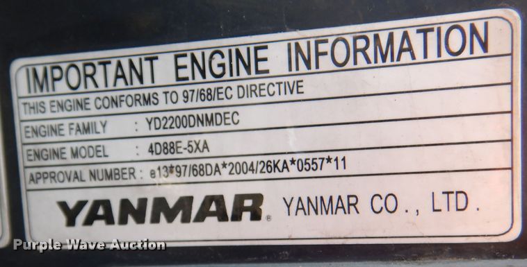 image for item DJ7420 2007 Komatsu PC50MR-2  mini excavator