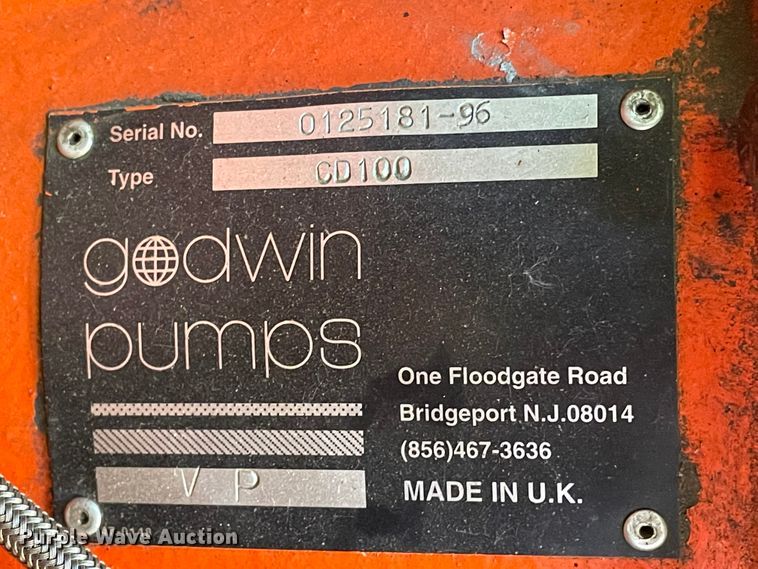 image for item DJ7424 2001 Godwin CD100  pump