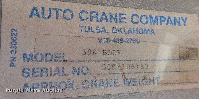 image for item DK1239 2001 International 4700  utility / service truck