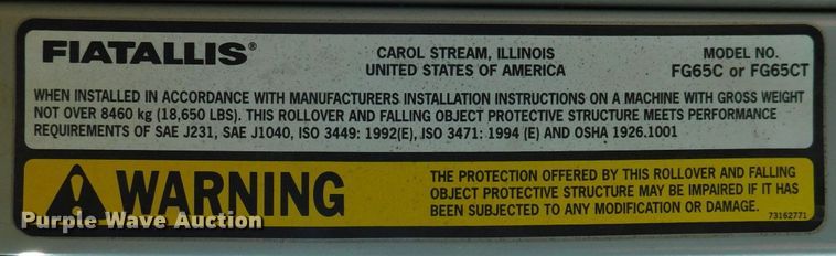 image for item DK8669 1997 Fiat-Allis FG65C  motor grader