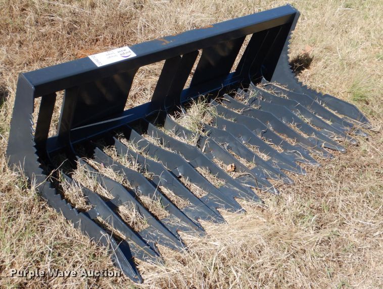 image for item DL0602 65.5"W skid steer rock bucket