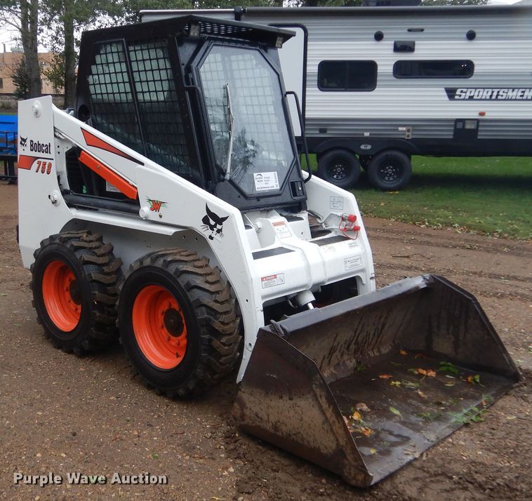 image for item DL6333 1992 Bobcat 753  skid steer loader