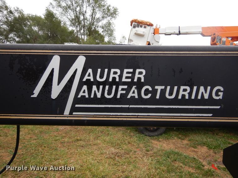 image for item DL6429 2002 Maurer Manufacturing Inc.  equipment trailer
