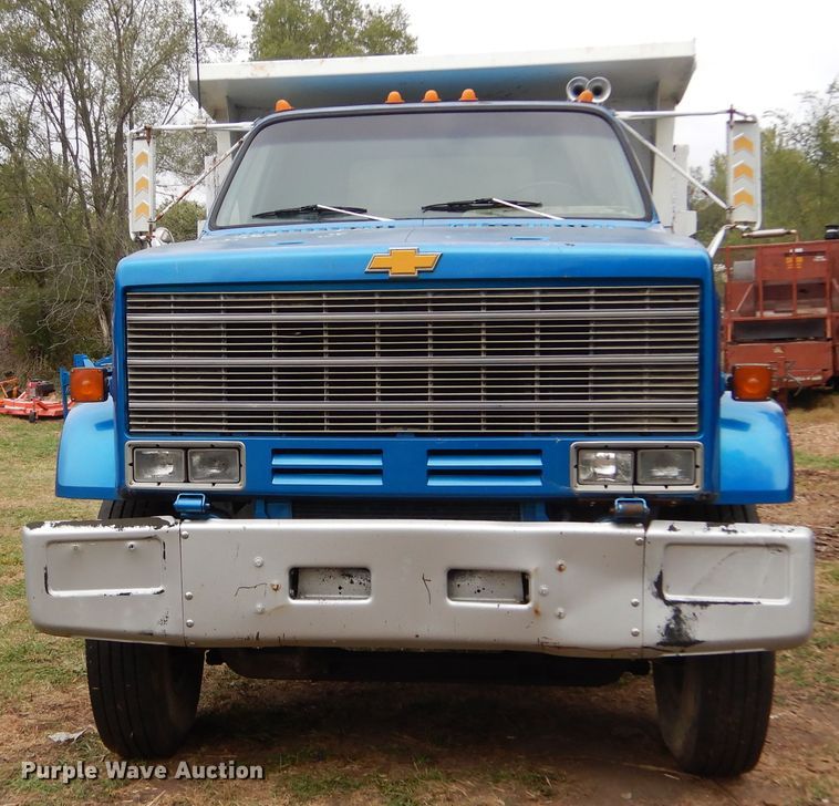 image for item DL6438 1988 Chevrolet Kodiak  dump truck