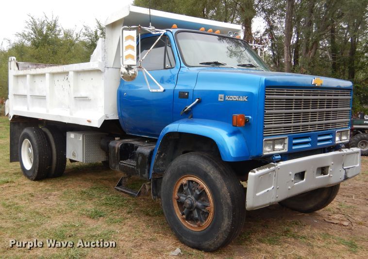 image for item DL6438 1988 Chevrolet Kodiak  dump truck