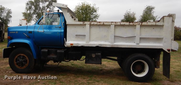 image for item DL6438 1988 Chevrolet Kodiak  dump truck