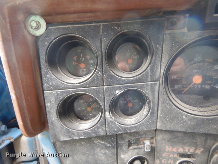 image for item DL6438 1988 Chevrolet Kodiak  dump truck