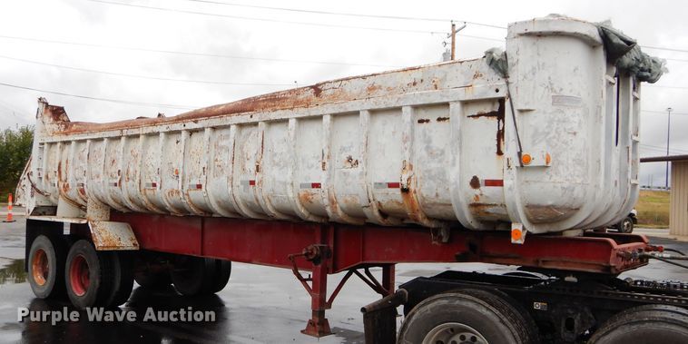 image for item DM0634 1974 Fruehauf  dump trailer