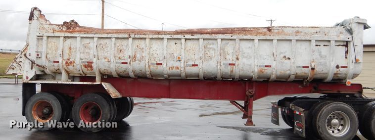 image for item DM0634 1974 Fruehauf  dump trailer
