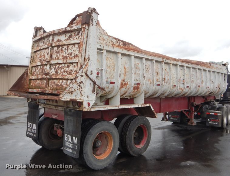 image for item DM0634 1974 Fruehauf  dump trailer