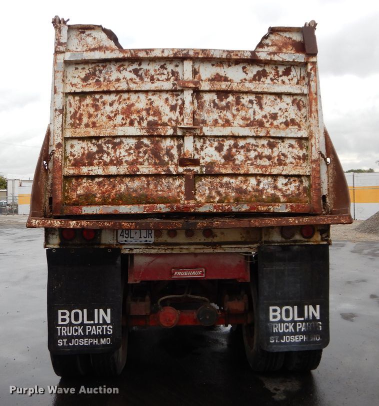 image for item DM0634 1974 Fruehauf  dump trailer