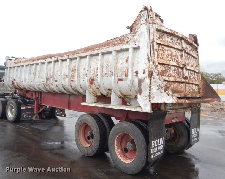 image for item DM0634 1974 Fruehauf  dump trailer
