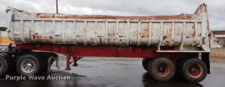 image for item DM0634 1974 Fruehauf  dump trailer