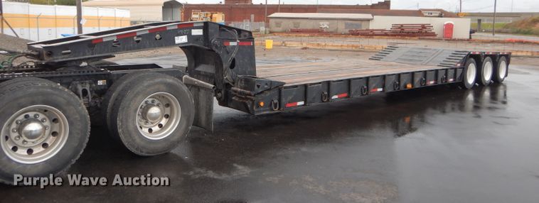 image for item DM0635 1996 Trail King TK1000HDG  lowboy equipment trailer