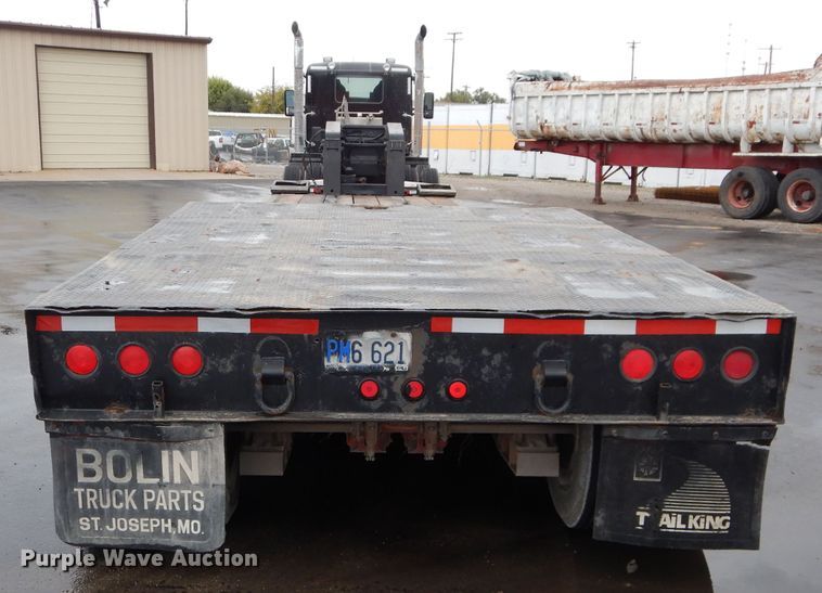 image for item DM0635 1996 Trail King TK1000HDG  lowboy equipment trailer