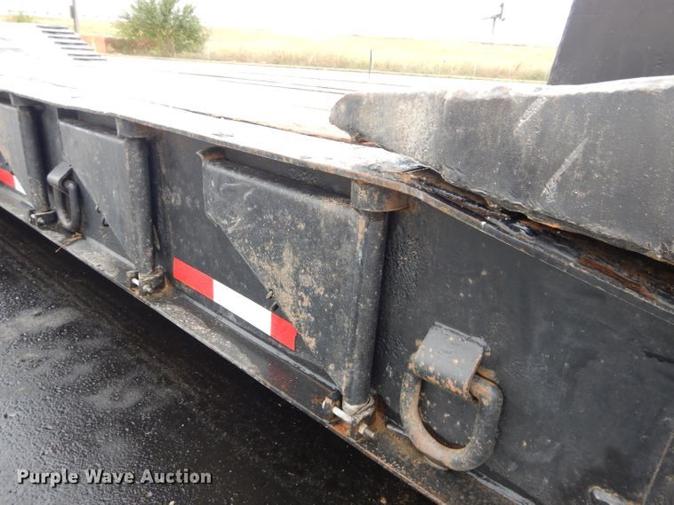 image for item DM0635 1996 Trail King TK1000HDG  lowboy equipment trailer