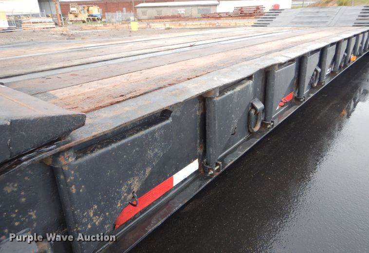 image for item DM0635 1996 Trail King TK1000HDG  lowboy equipment trailer