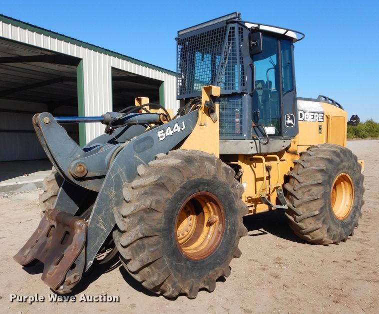 image for item DM0652 2005 John Deere 544J  wheel loader