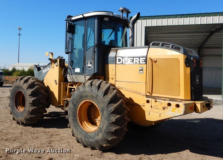 image for item DM0652 2005 John Deere 544J  wheel loader