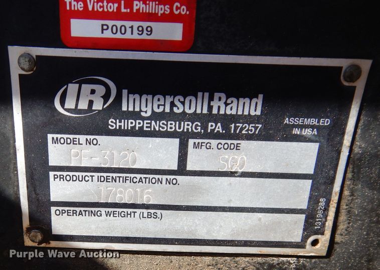 image for item DM0656 Ingersoll Rand PF-3120  paver