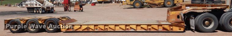image for item DM5250 1990 Trail King  lowboy equipment trailer