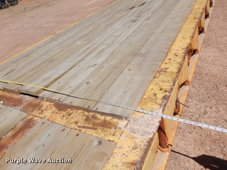 image for item DM5250 1990 Trail King  lowboy equipment trailer