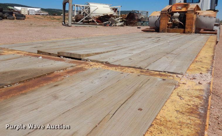 image for item DM5250 1990 Trail King  lowboy equipment trailer