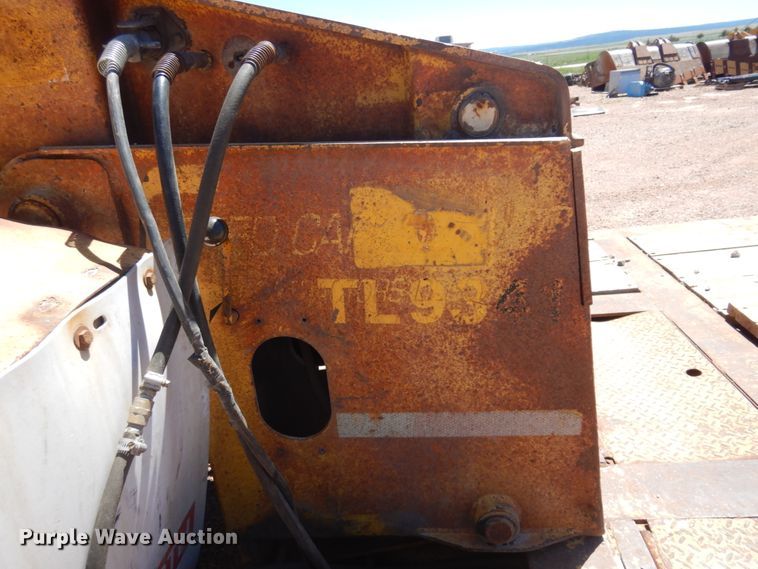 image for item DM5250 1990 Trail King  lowboy equipment trailer