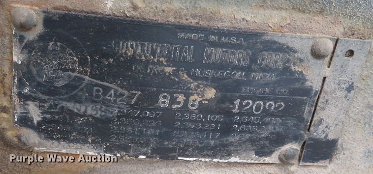 image for item DN7782 Continental B427  engine