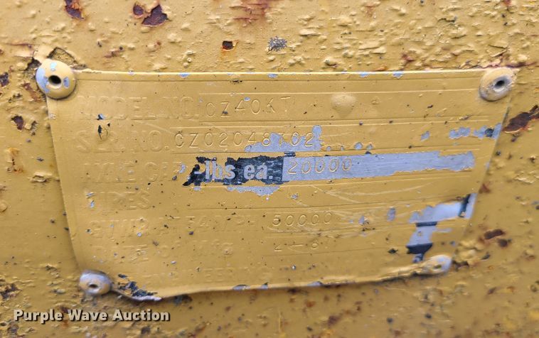 image for item EZ9172 1987 CZ Engineering  equipment trailer