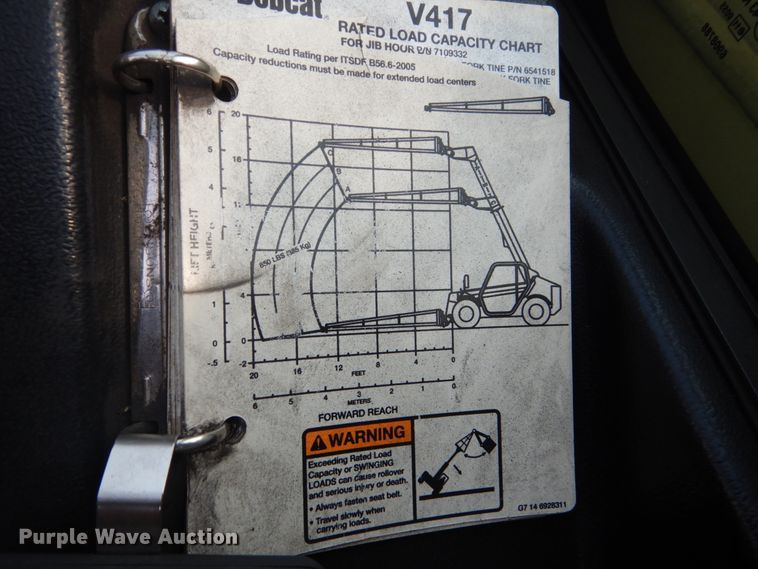 image for item HI9919 2014 Bobcat V417  telehandler