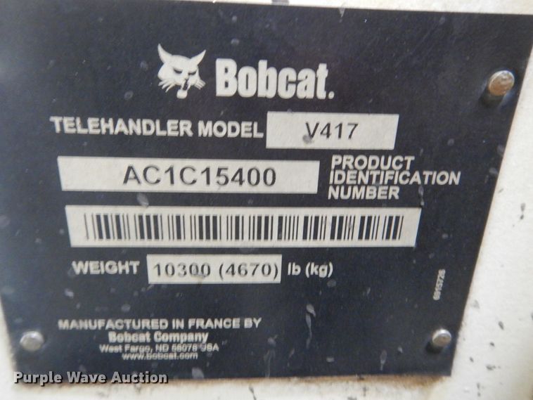 image for item HI9919 2014 Bobcat V417  telehandler