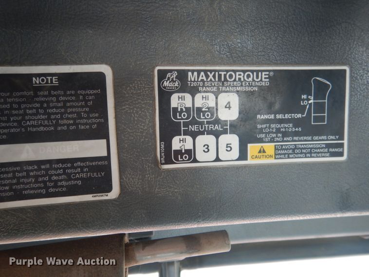 image for item HU9306 1994 Mack DM6900  ready mix truck