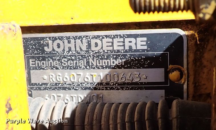 image for item IC9534 1988 John Deere 644E  wheel loader
