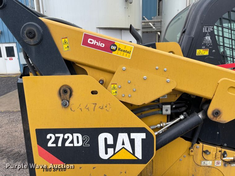 image for item IK9594 2015 Caterpillar 272D2  skid steer loader