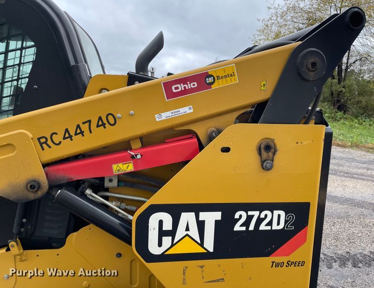 image for item IK9594 2015 Caterpillar 272D2  skid steer loader