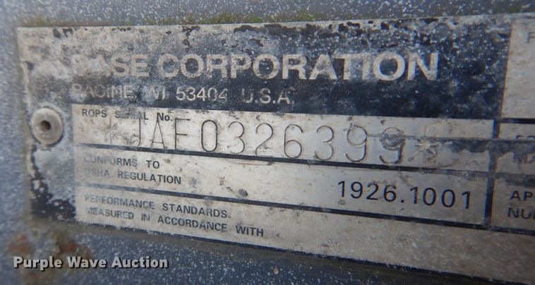 image for item IM9502 1988 Case 1845C  skid steer loader