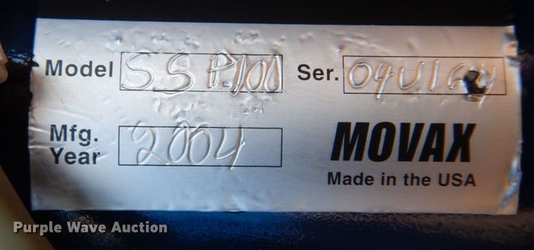 image for item IM9513 2004 Movax SSP100  pile driver