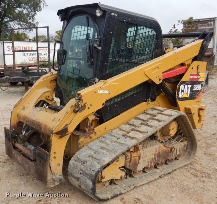 image for item IM9519 2014 Caterpillar 289D  tracked skid steer loader