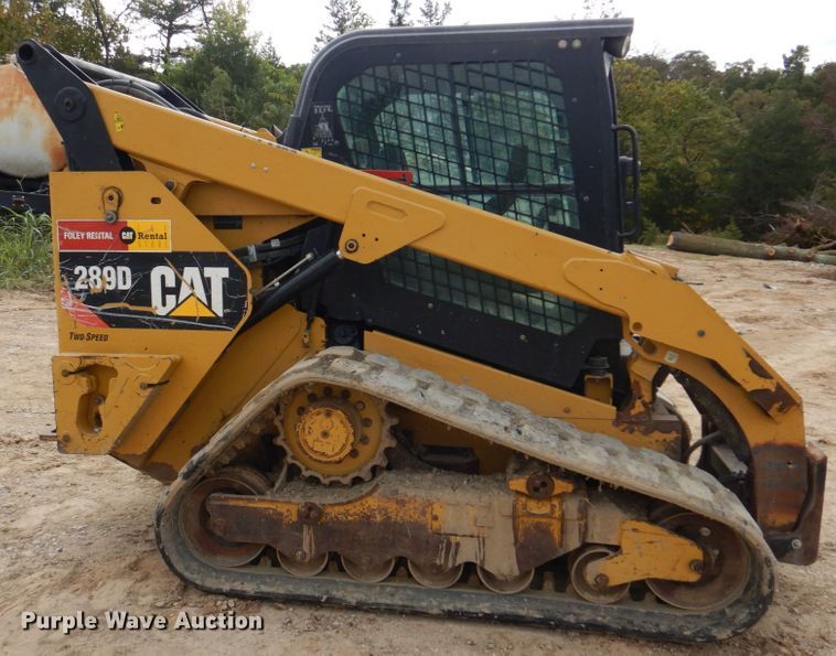 image for item IM9519 2014 Caterpillar 289D  tracked skid steer loader