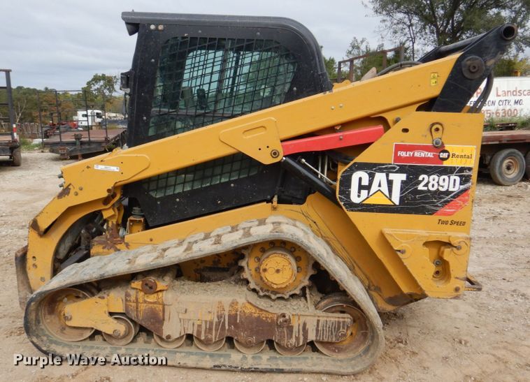 image for item IM9519 2014 Caterpillar 289D  tracked skid steer loader
