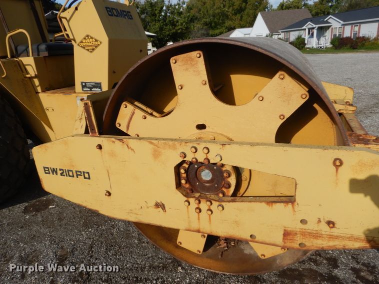 image for item JG9005 Bomag BW210PD  single drum vibratory roller