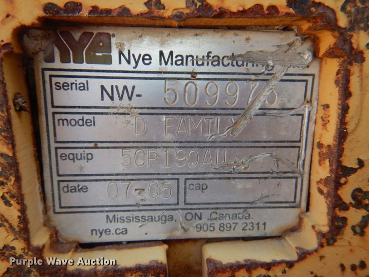 image for item JS9171 2005 NYE  excavator concrete pulverizer